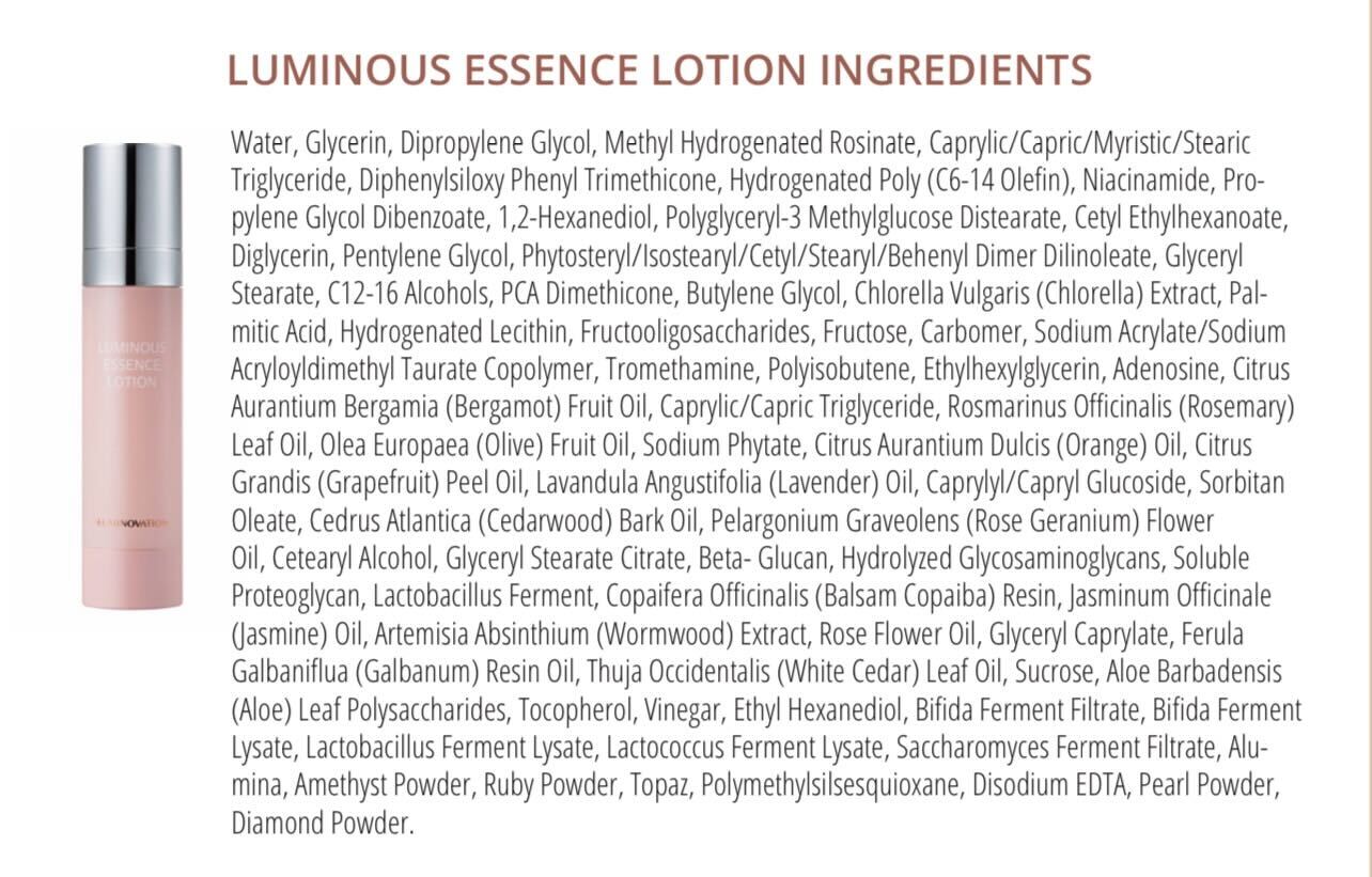 Luminovation Luminous Essense Lotion