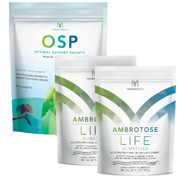 2 Ambrotose Life Slimsticks and OSP Value Bundle