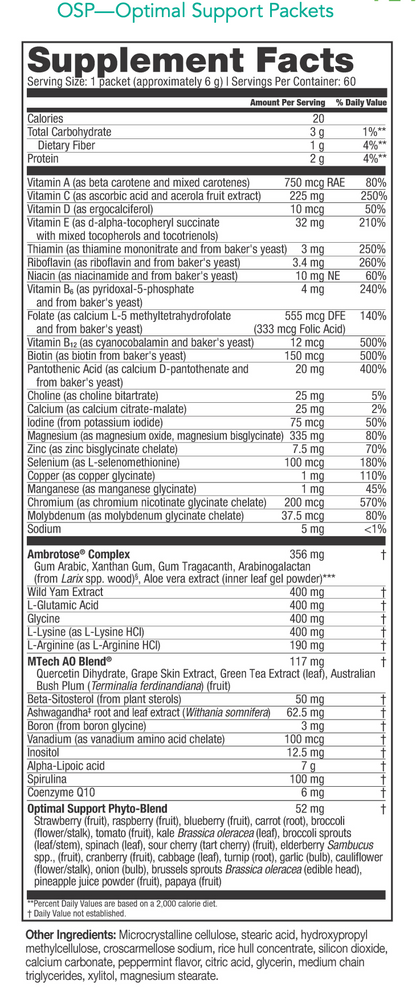2 Ambrotose® Canisters and OSP Value Bundle