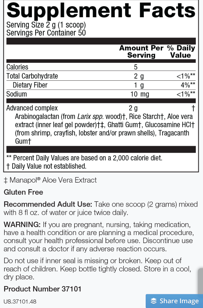 Ambrotose® Complex 100g Powder