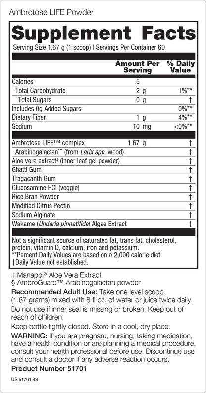 2 Ambrotose® Canisters and OSP Value Bundle