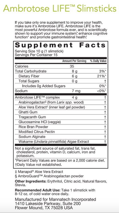 Ambrotose LIFE Slimsticks