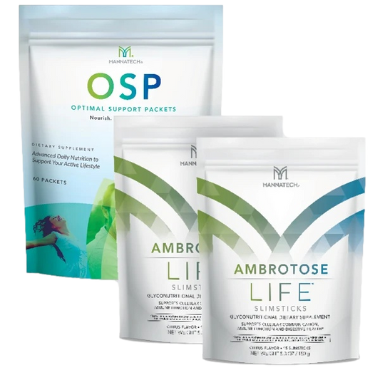 2 Ambrotose Life Slimsticks and OSP Value Bundle
