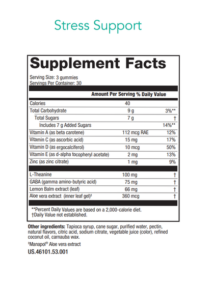 Stress and Sleep Support Gummies Combo